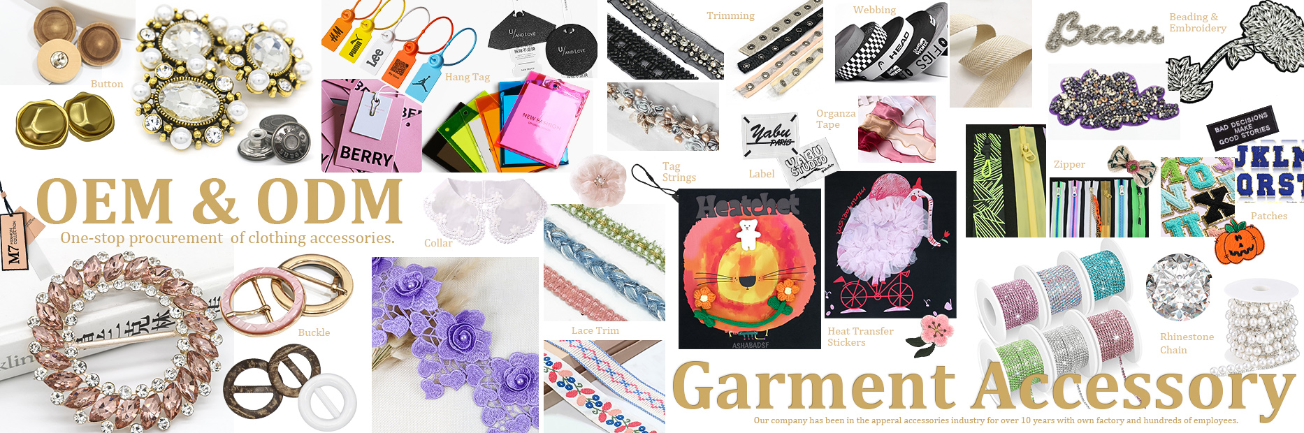 cheap garment accessory factories